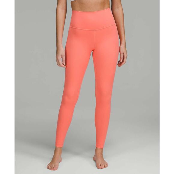 Lululemon Align High‑Rise Pant 28” Nulu Size 2 Raspberry Cream - Picture 5 of 7